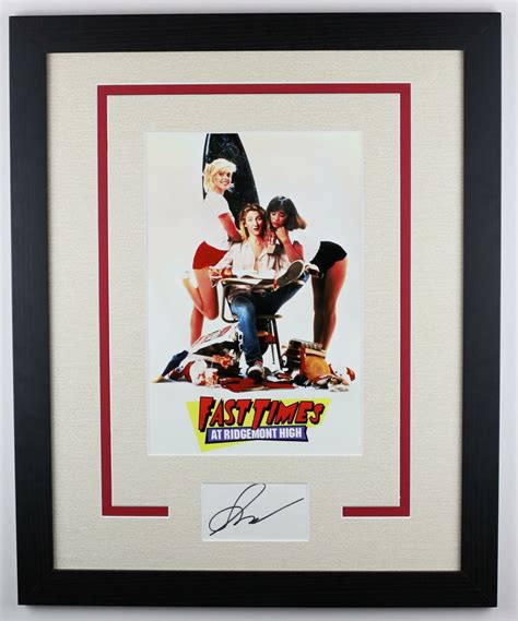 Sean Penn "Fast Times at Ridgemont High" AUTOGRAPH Signed Framed ...