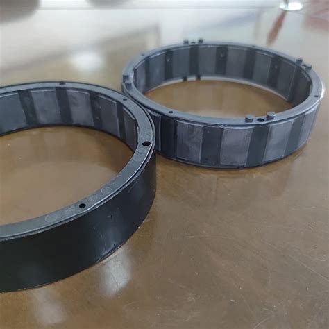 Rubber Coated Molded Bldc Fan Ferrite Magnetic Ring Energy Saving Low