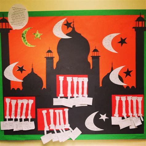 Year 3 RE display on Islam and learning from the 5 pillars. | Islamic