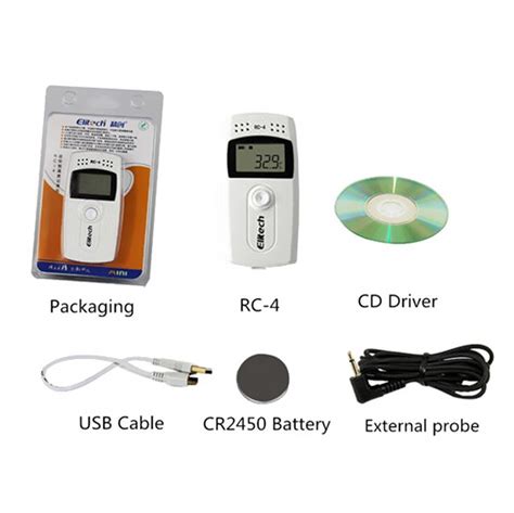 Ladey Points Digital Lcd Display Usb Temperature Data Logger