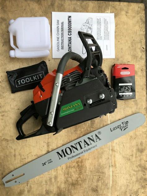 Mesin Chainsaw Montana Tipe CS9000MTN Complete Bar Baja 24 Inchi