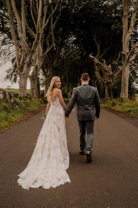 A Murlough Bay Elopement Vows At Dunluce Castle And Photos At The Dark