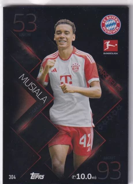 Topps Match Attax Bundesliga Toile Carte Num Ro Jamal