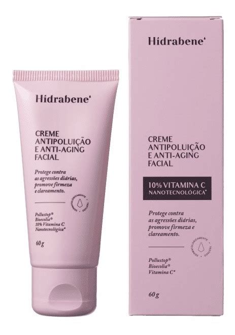 Hidrabene Creme Antipoluicao E Anti Aging Facial 60g Shopee Brasil