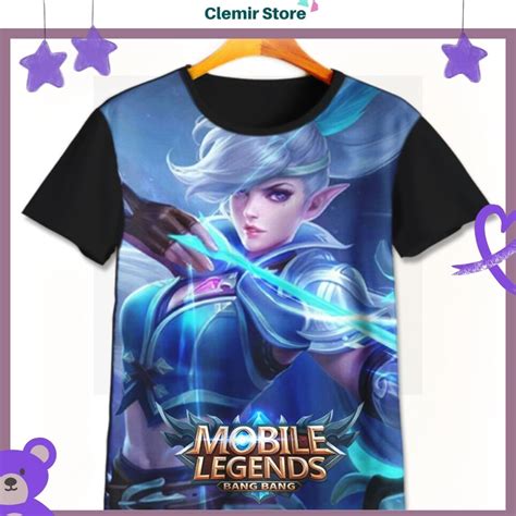 Kaos 3d Anak Gambar Mobile Legend Unofficial Baju Game 3d Mobile