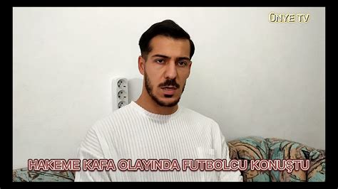 Hakeme Kafa Atan Futbolcu Konu Tu Youtube