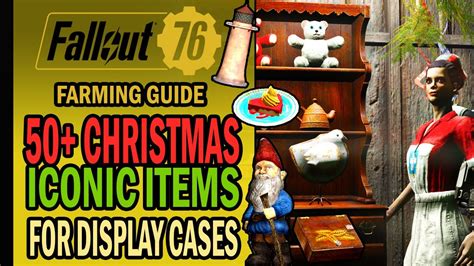 Fallout 76 50 Christmas Items 🎅🏻 For Your Display Cases Xmas Tree