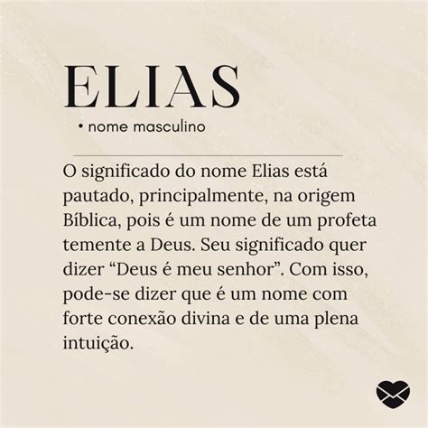 Qual O Significado Do Nome Elias