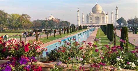 Vanuit Delhi Zonsopgang Taj Mahal Tour Met Entree Eten Getyourguide