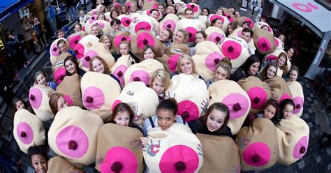 Kristin Hallenga On The World S First Boob Flashmob Kristin Hallenga Mirror Online