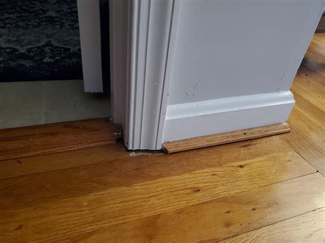 How To Fill Gap Between Door Casing And Floor Homeimprovement