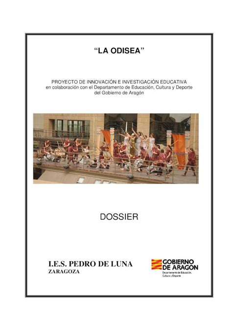 PDF LA ODISEA DOSSIER Proyectolaodisea Files Wordpress LA