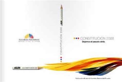 3 Portada de la Constitución de la República del Ecuador del 2008