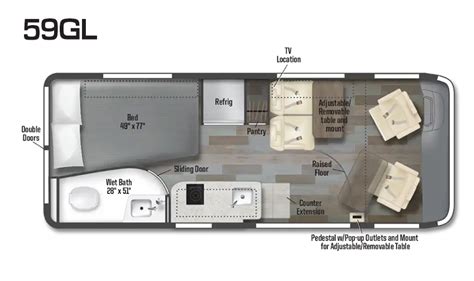 Winnebago Travato Floorplans And Specifications