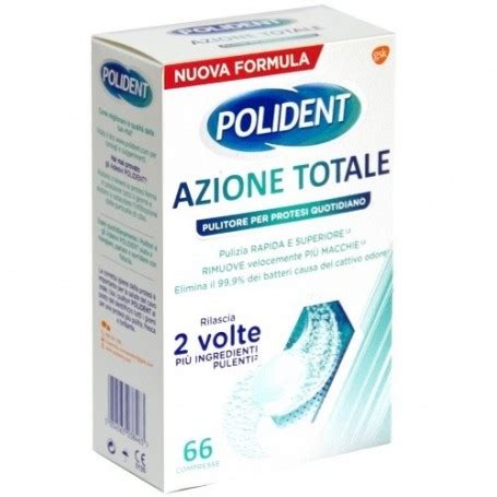 Polident Azione Totale Compresse Pulizia Protesi Dentiera Farmacia