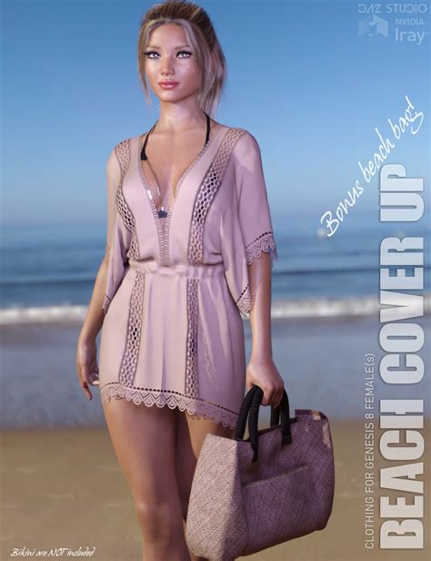 Dforce Beach Cover Up For Genesis 8 Females Daz 3d