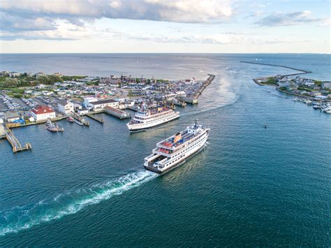 Block Island Ferry Aerial — Mark Dalmeida Photography