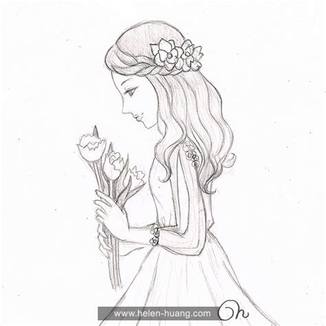 Hand Holding Flower Coloring Pages