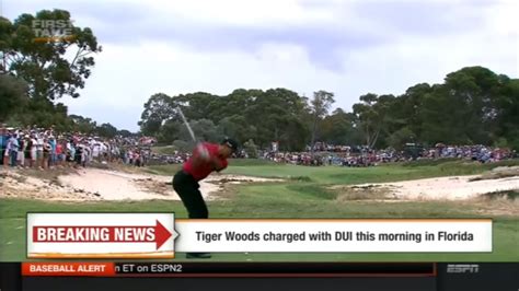 Tiger Woods Charged With Dui In Florida Youtube