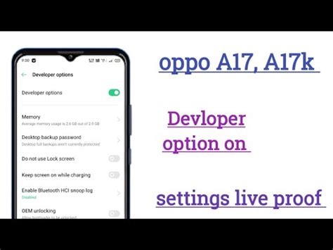 Oppo A A K Devloper Option On Settings Hidden Features How To Use
