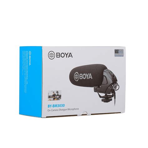 Microfone Shotgun Boya BY-BM3030 - eMania Foto e Video