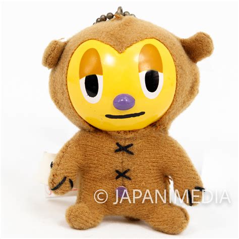 Rare Parappa The Rapper Pj Berry Plush Doll Figure Ballchain Bandai