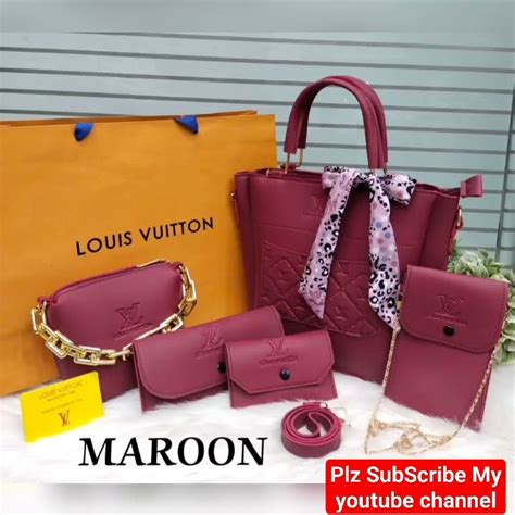 Louis Vuitton Pice Set Unique Stylish Hand Bagspremium Qualitytop