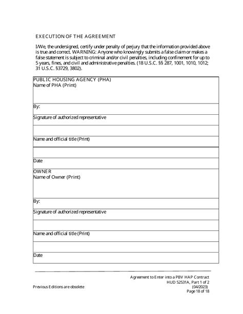 Form Hud52531a Part I Fill Out Sign Online And Download Fillable Pdf