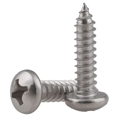 Pc M Cross Round Head Self Tapping Screw Pan Head Wood Screws