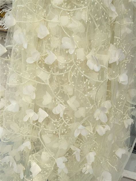 Bridal Dress Fabric Lace Bridal Gown Ivory Bridal Wedding Fabric