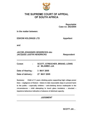 Fillable Online ESKOM HOLDINGS LTD Fax Email Print PdfFiller