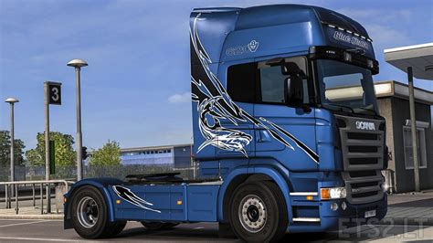 Scania R Rjl Blue Shark Limited Edition Metallic Skin Ets Mods