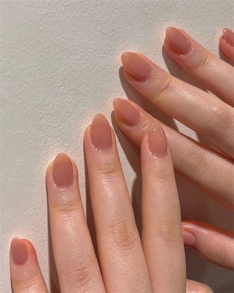 Simple Gel Nails Subtle Nails Pretty Gel Nails Soft Nails Cute