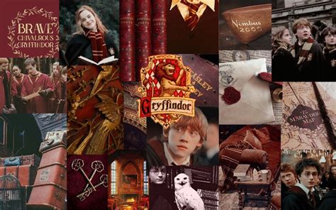 Gryffindor Wallpaper Aesthetic Desktop Laptop Achtergronden