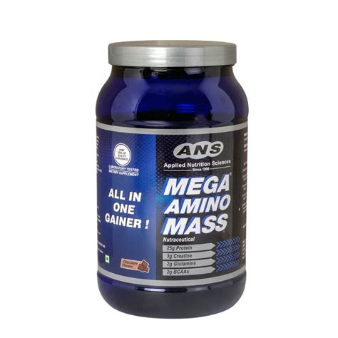 Mega Amino Mass All In One Formula Ans Nutrition