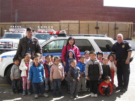 Pre-K 108 Visits Engine 273 Ladder 129 and 109th Precinct