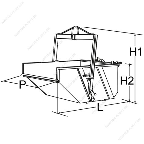 Buckets And Tipping Containers Self Dumping Bucket For Cranes