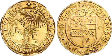 Hessen Kassel Goldgulden 1630 Kassel Wilhelm V 1627 1637 Weidenbaum