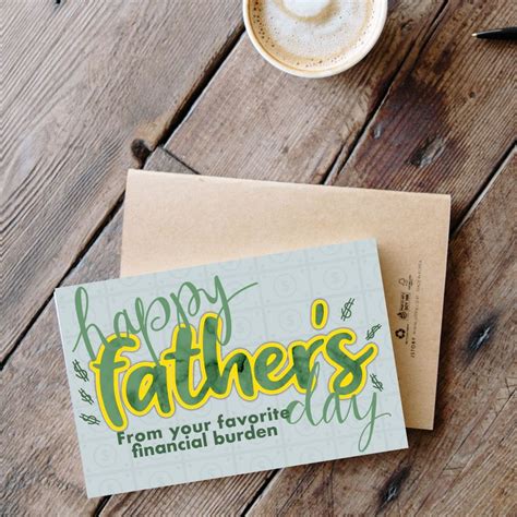 Fathers Day Printable Card Designs