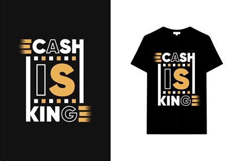 Cash is KIng Graphic by Refocus · Creative Fabrica