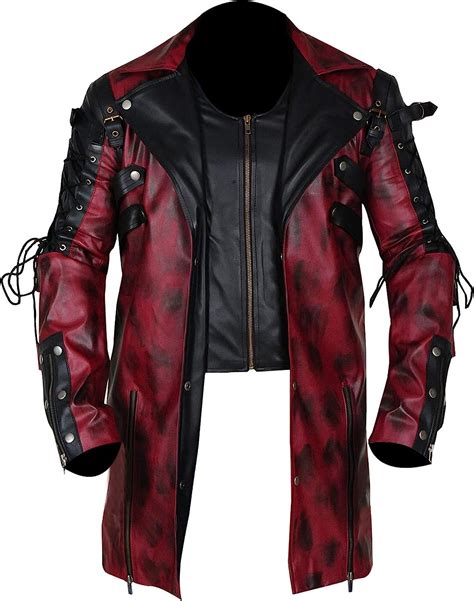 Gothic Steampunk Goth Matrix Trench Coat X Large Maroon At Amazon Mens Clothing Store