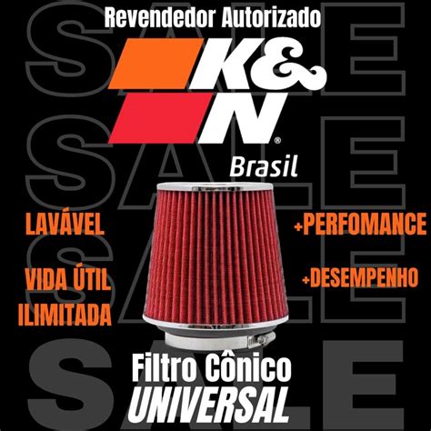 Filtro Esportivo K N C Nico Universal Escorrega O Pre O