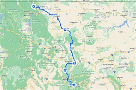 Memorable Yellowstone To Glacier National Park Road Trip 5 Day Itinerary