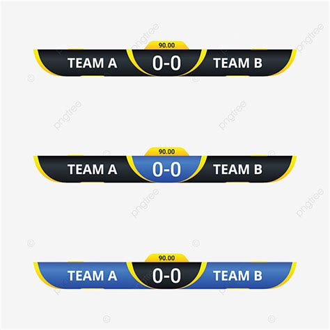 Vs Design Vector Art PNG Vector Vs Design Template Scoreboard Vs