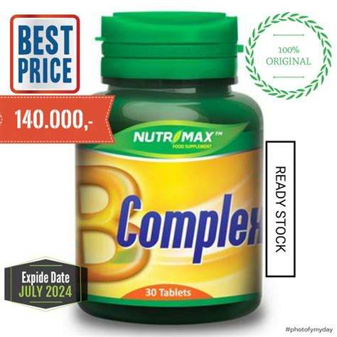 Jual Nutrimax B Complex 30 Tablet Shopee Indonesia