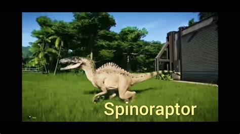 Spinoraptor Jurassic World Evolution Youtube