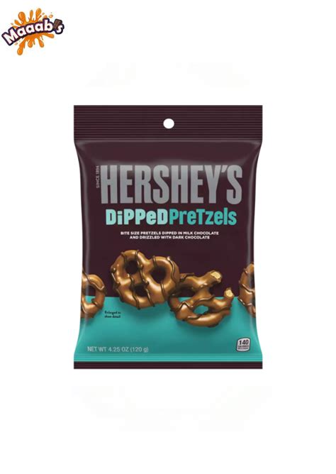 Hersheys Dipped Pretzels 120g 425oz Maaabs