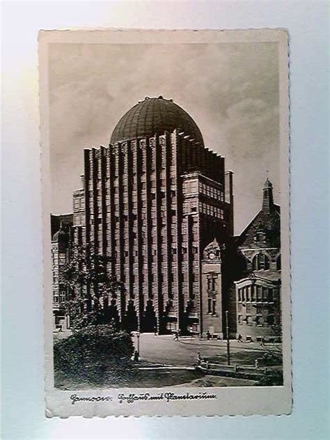 Hannover Hochhaus Mit Planetarium Ak Ungelaufen Ca