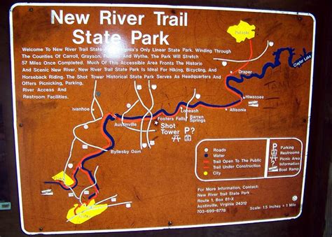 New River Trail Map Better Information Can Be Found Here Flickr