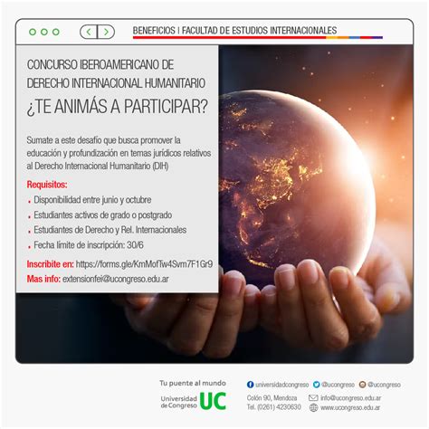 Concurso Iberoamericano de Derecho Internacional Humanitario Te animás